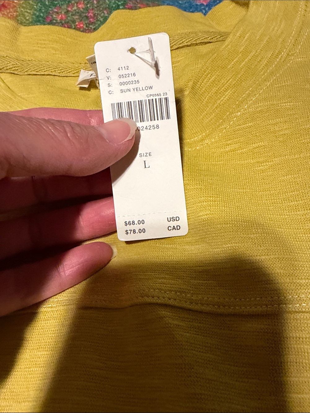 Pilcro 3/4 Sleeve Varsity Tee - Picture 7 of 10